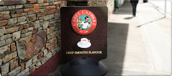Range of Portable pavement signage
